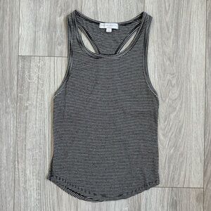 Spiritual Gangster Striped Racerback Tank Top